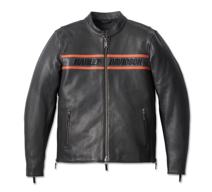 Men's Victory Lane II Leather Jacket - Tall 1