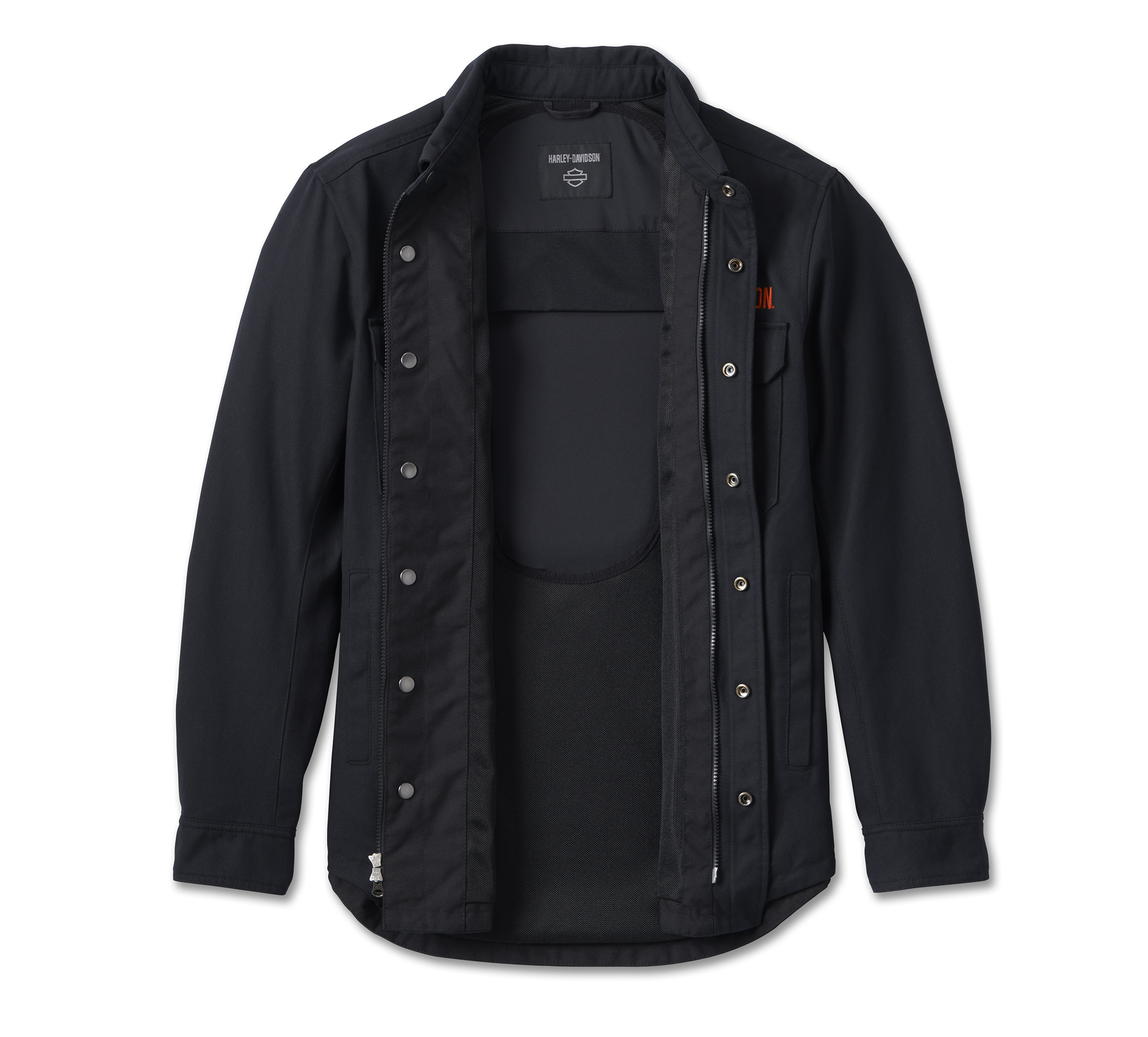 Men's Operative Riding Shirt Jacket - Black | Harley-Davidson USA