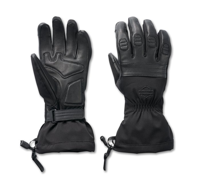 Women's Optimal Mixed Media Gauntlet Gloves 1