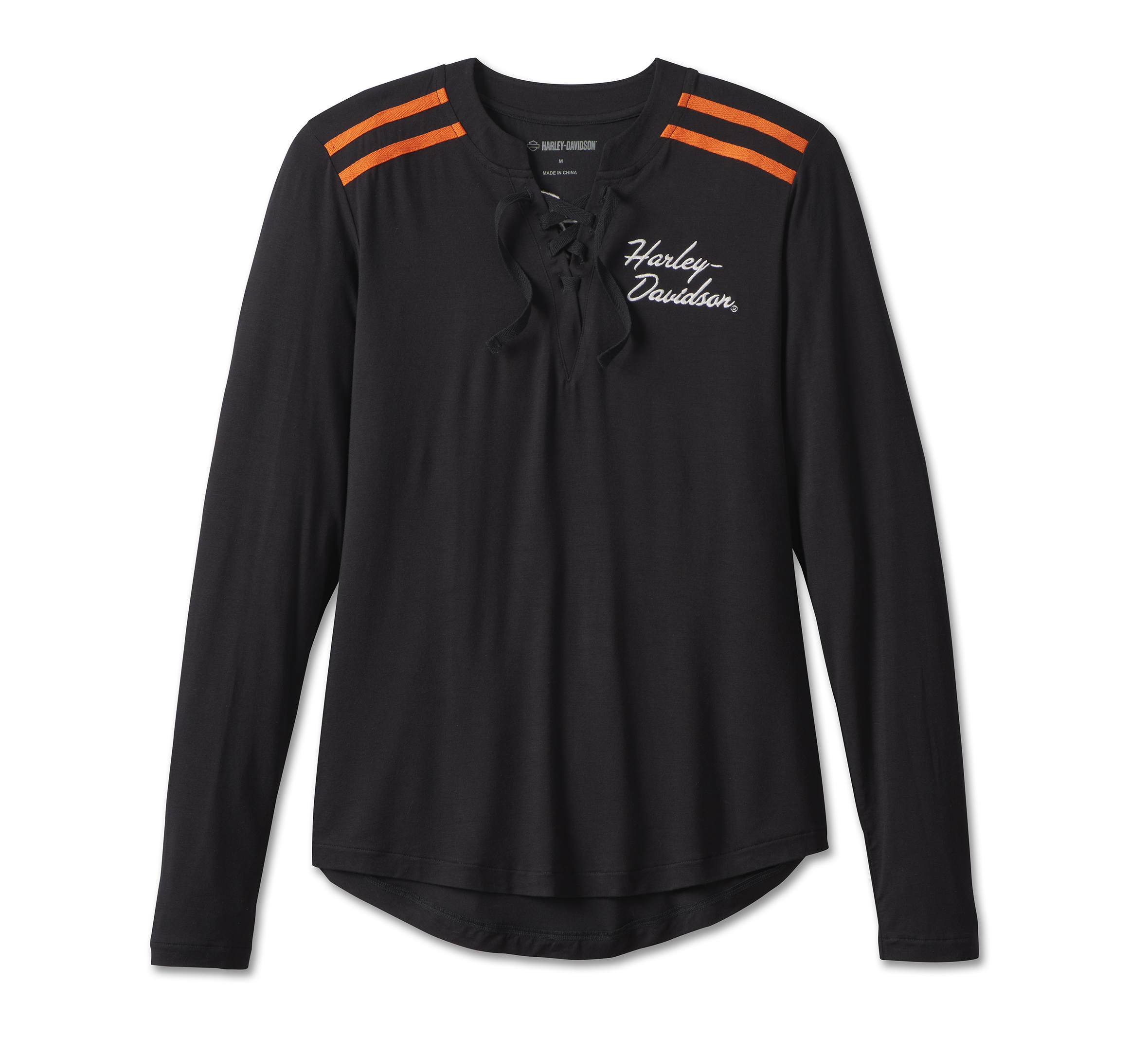 Women's Iconic Laced Front Henley | Harley-Davidson USA