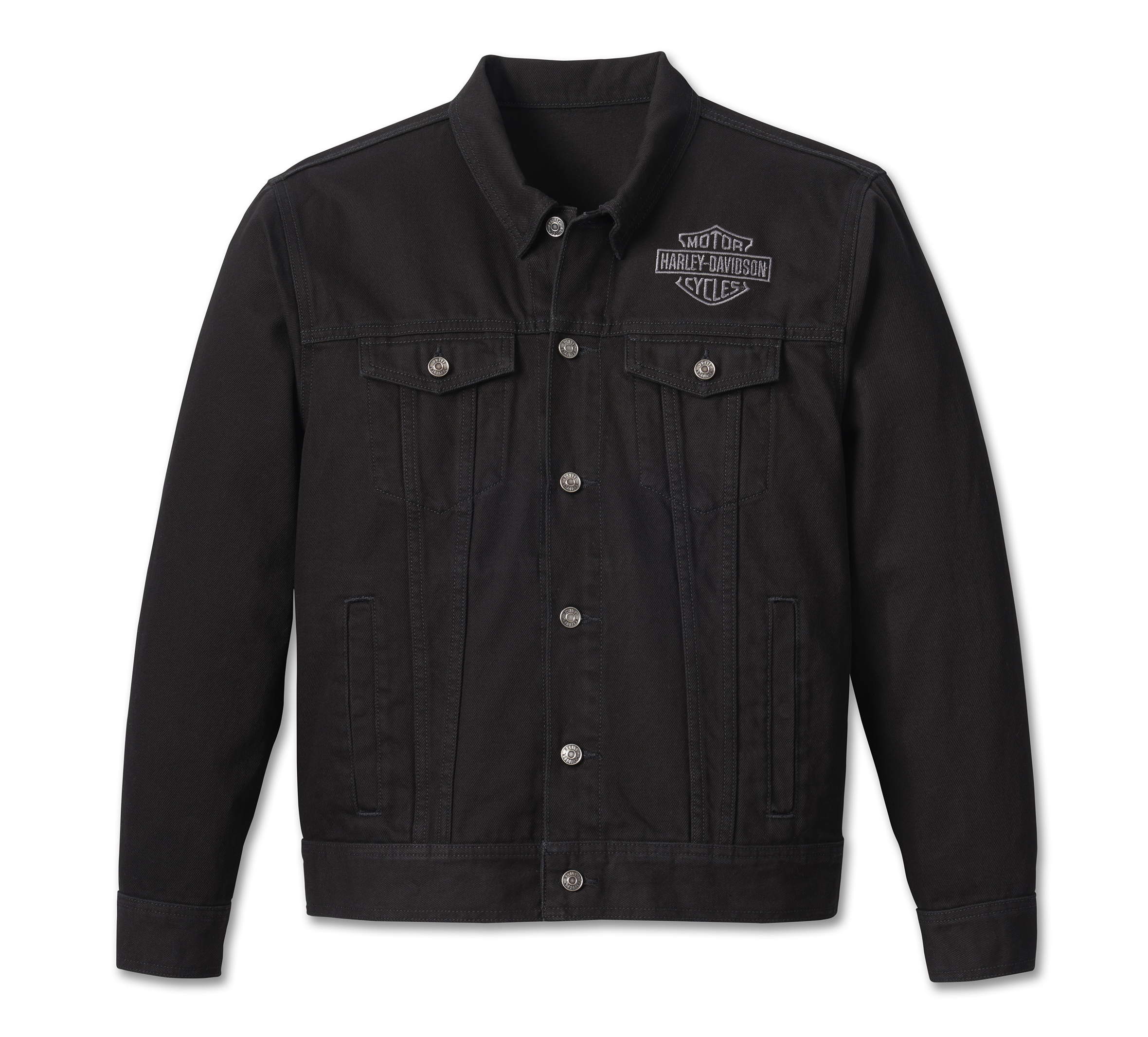 kaskade skuffe Recollection Men's Harley-Davidson Denim Jacket - Black | Harley-Davidson USA