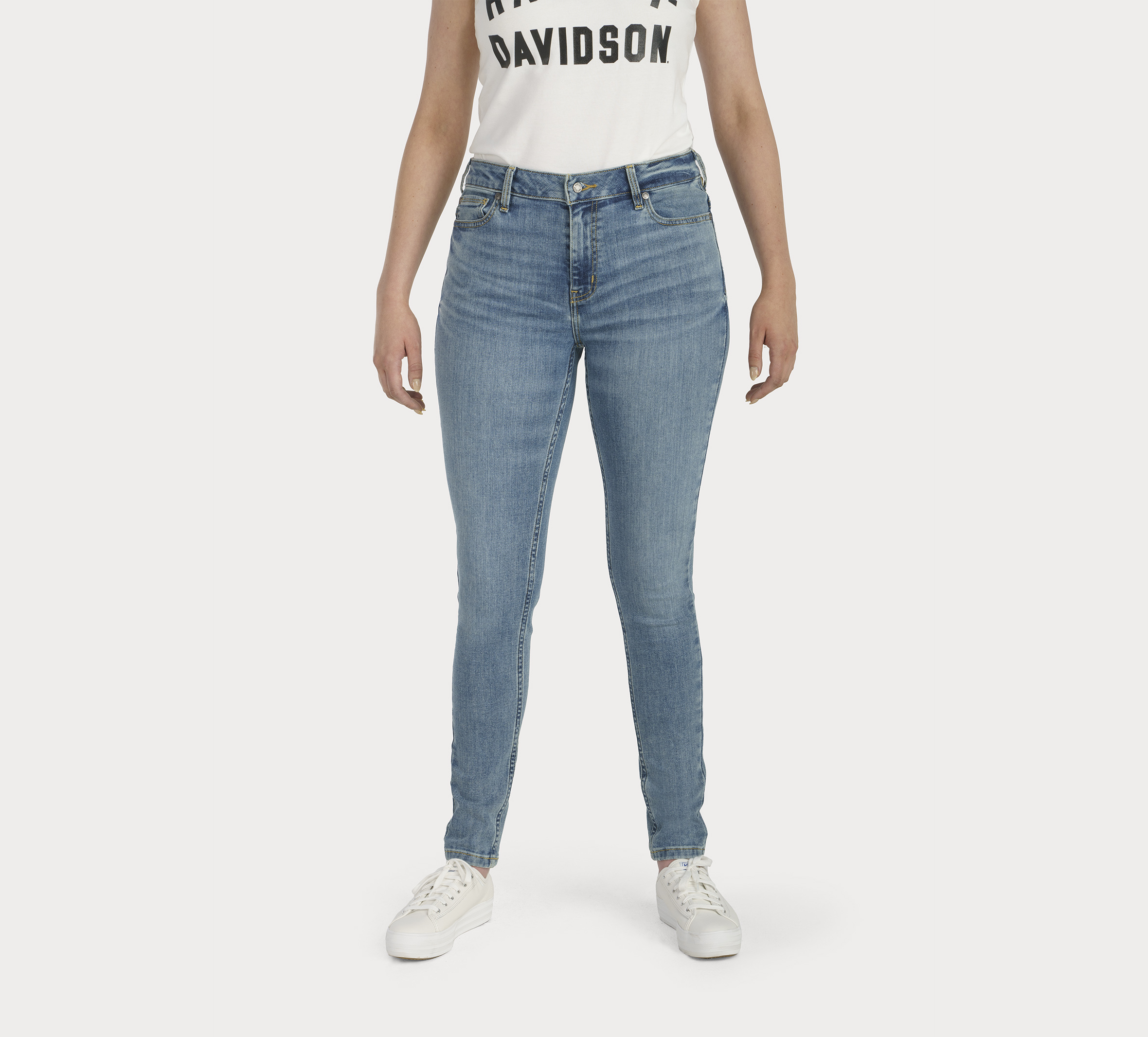 Women's Harley-Davidson High Rise Skinny Jeans