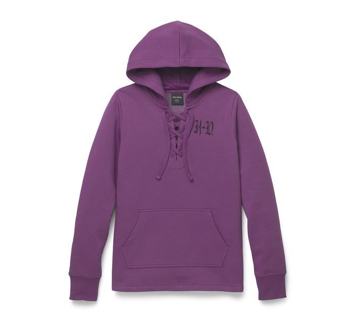 Women's Rebellious Laced Pull Over Hoodie 1