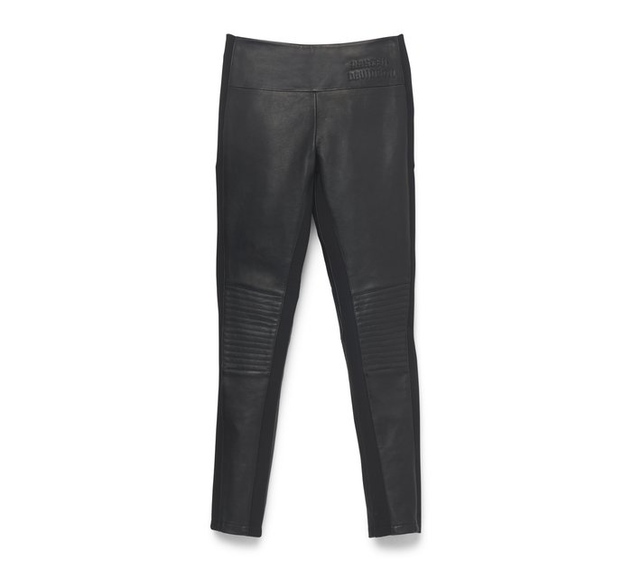 Women's Electric Leather Pants 1