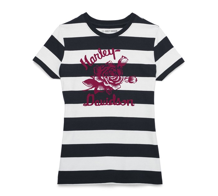 Forever Roses Striped Tee para mujer 1
