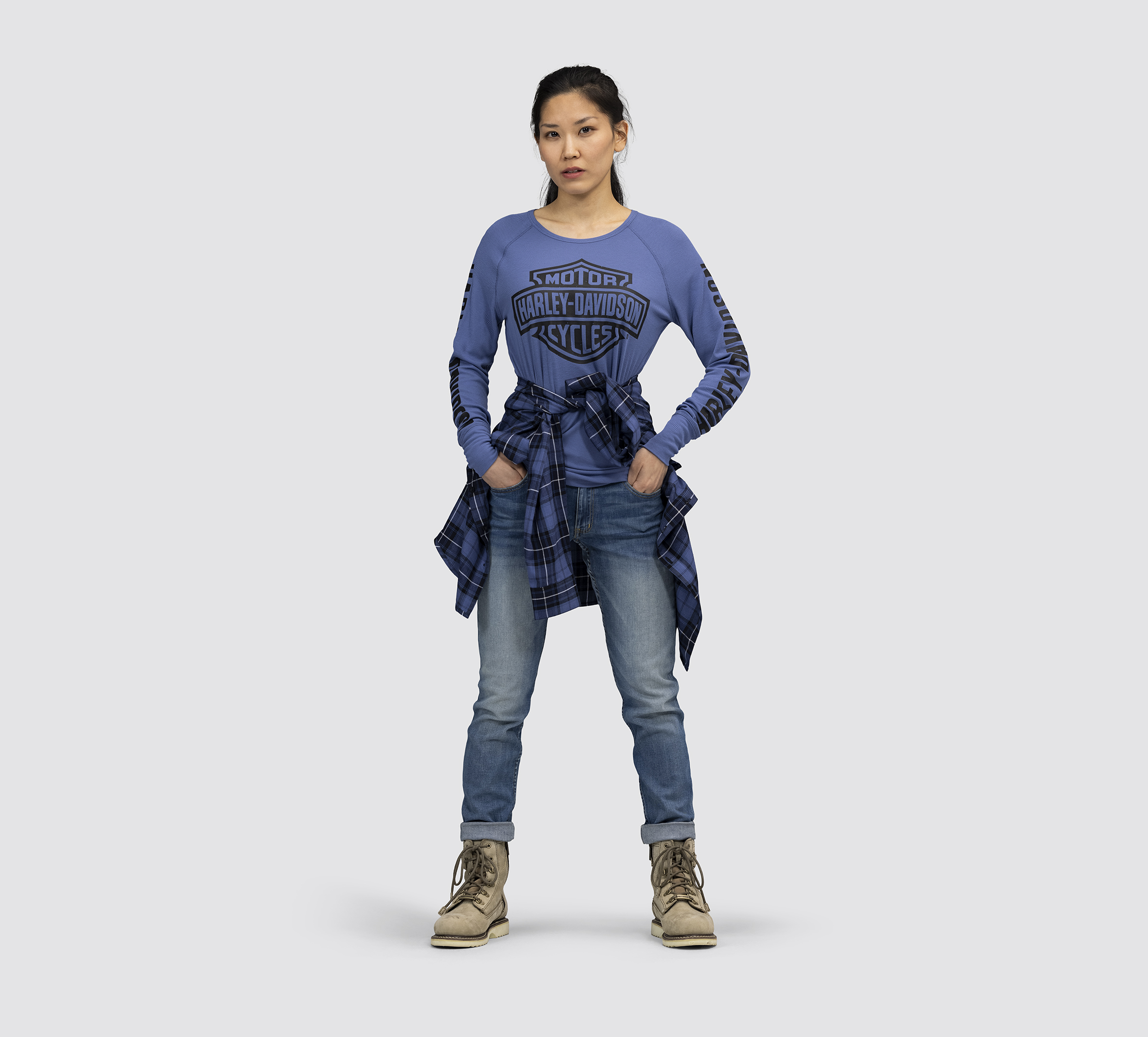 Women's Authentic Bar & Shield Knit Top