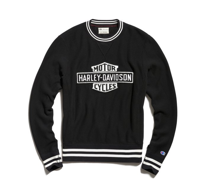 Harley-Davidson x Champion by Todd Snyder - Crest Crewneck Sweatshirt 1