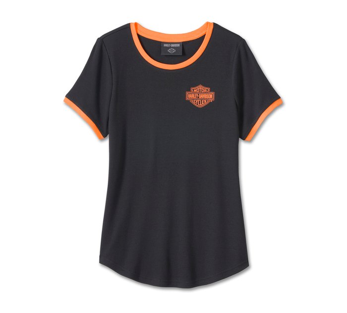 Screamin’ Eagle® Ringer T-Shirt für Damen 1