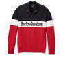 Men's Darting 1/4 Zip Sweater - Colorblocked -