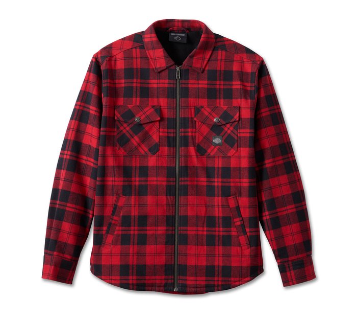 Flying Eagle Zip-Up Flannel para hombre 1