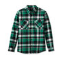 Men's Essence Shirt - Green Plaid