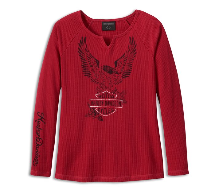 Women's Flying Eagle Long Sleeve Thermal Knit Top 1