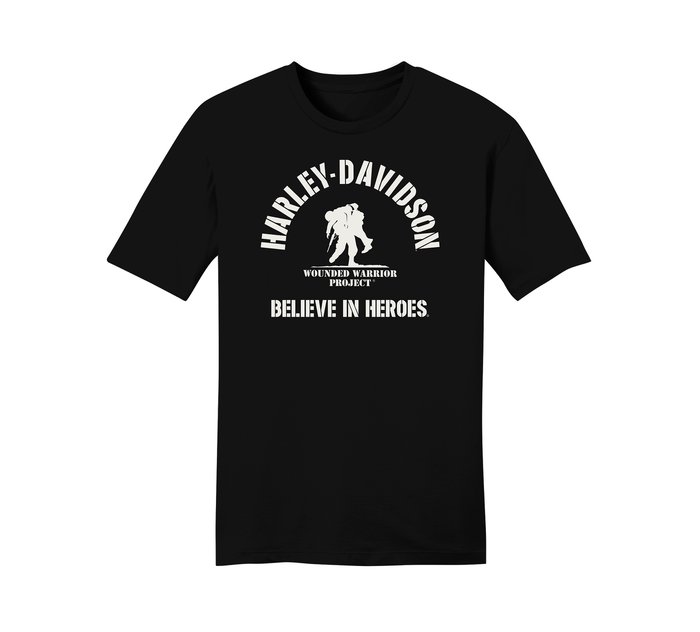 Men's Harley-Davidson Wounded Warrior Project Honor Bar & Shield Tee 1
