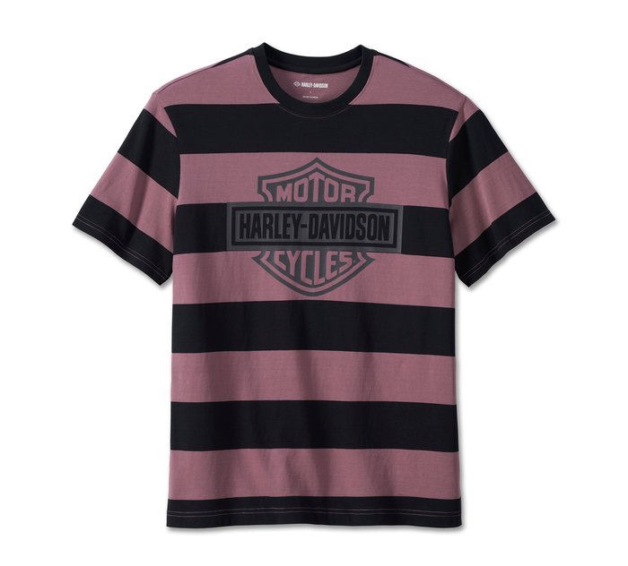 Bar & Shield Striped T-Shirt für Herren 1