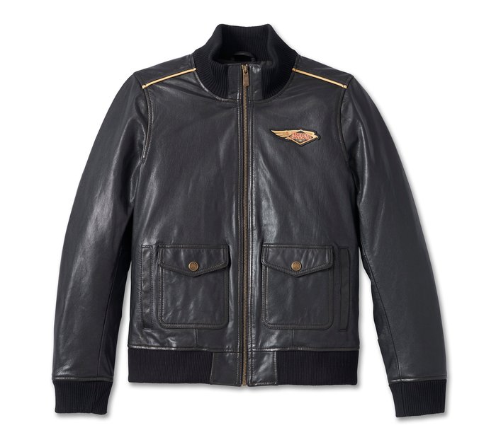 Women's 120th Anniversary Bomber Leather Jacket 1
