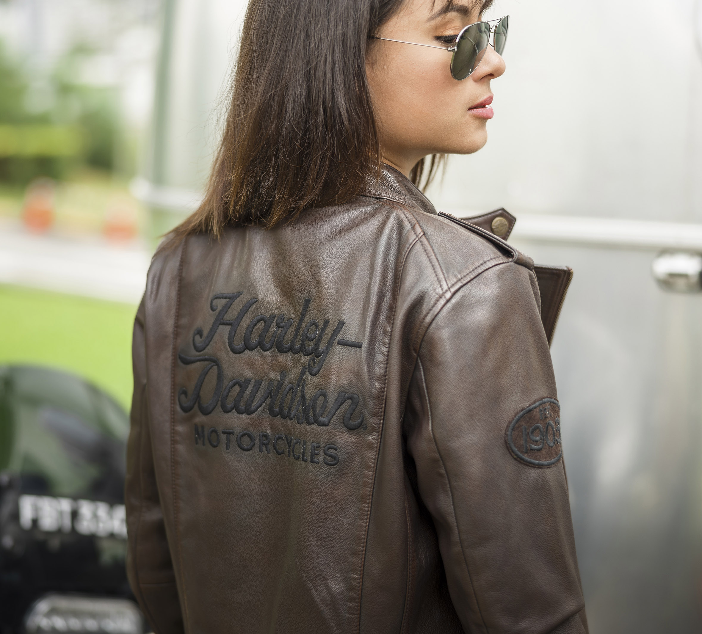 Harley-Davidson jacket thethoughtcatalogs.com