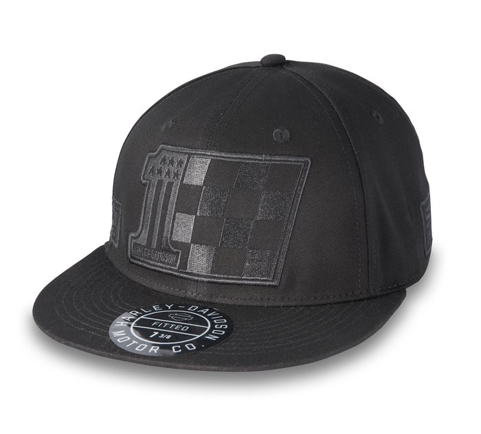 Racer Victory Fitted Cap - Black Beauty