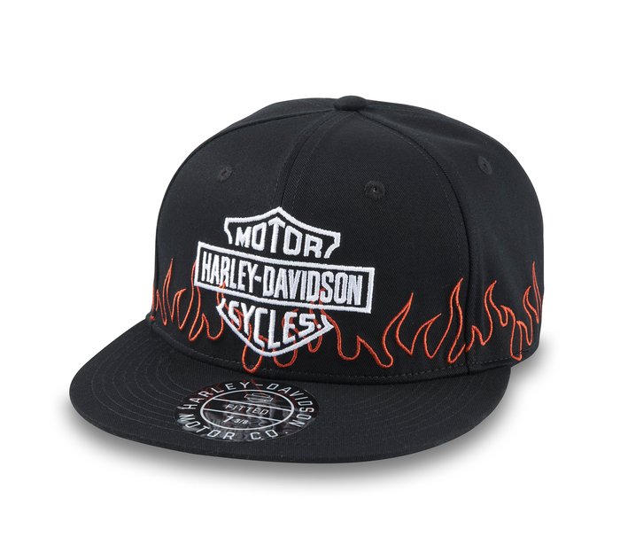 Flames Fitted Hat 1