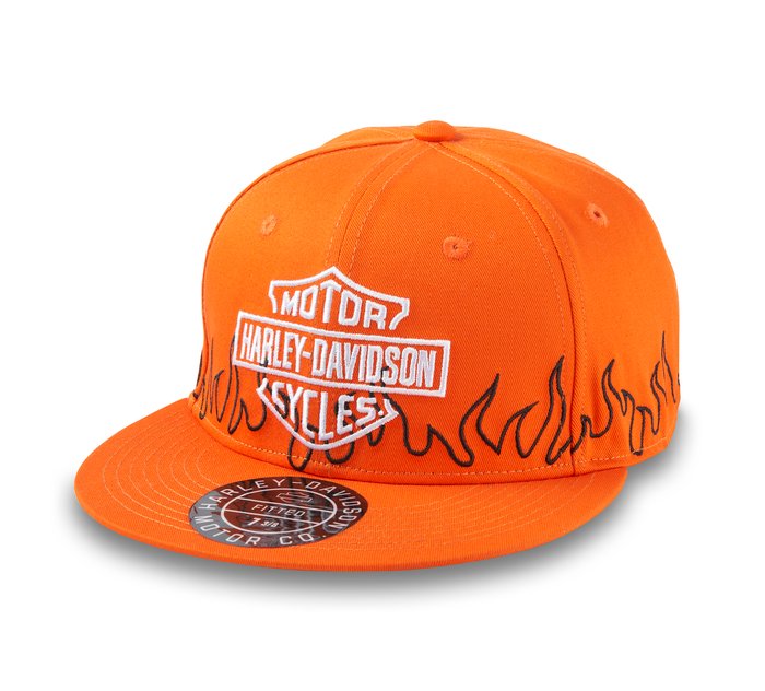 Flames Fitted Hat 1