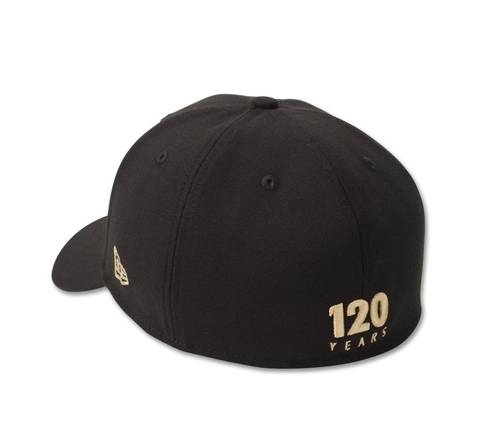 120th Anniversary 39THIRTY Baseball Cap - Black Beauty | Harley-Davidson USA