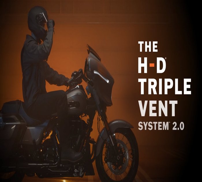 Harley-Davidson H-D Triple Vent Passing Link II Men's Leather Jacket -  98005-21VM