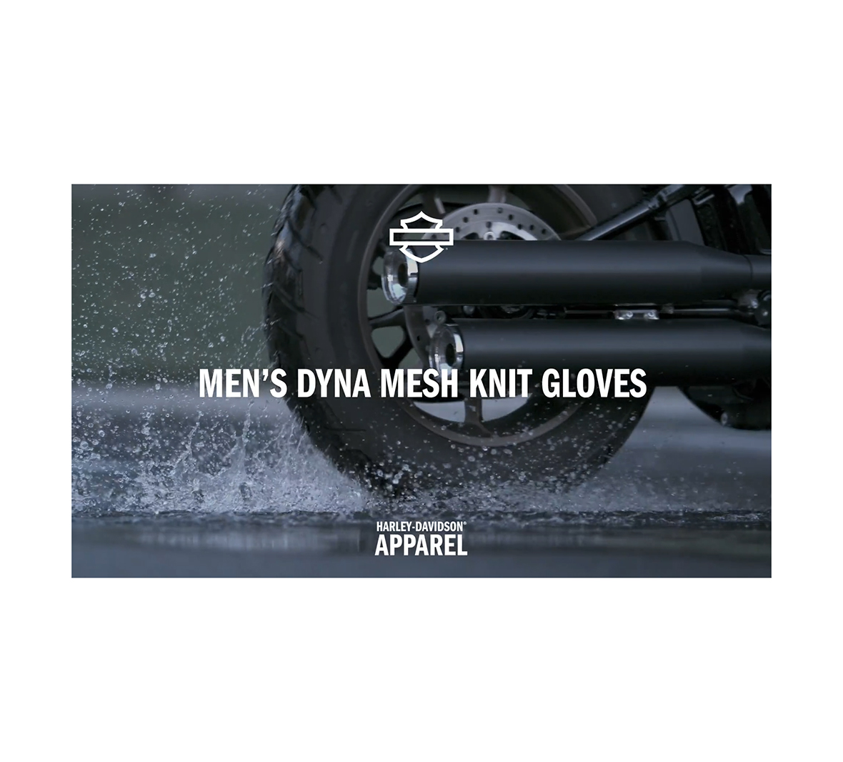Men's Dyna Knit Mesh Gloves - Cool Grey | Harley-Davidson USA