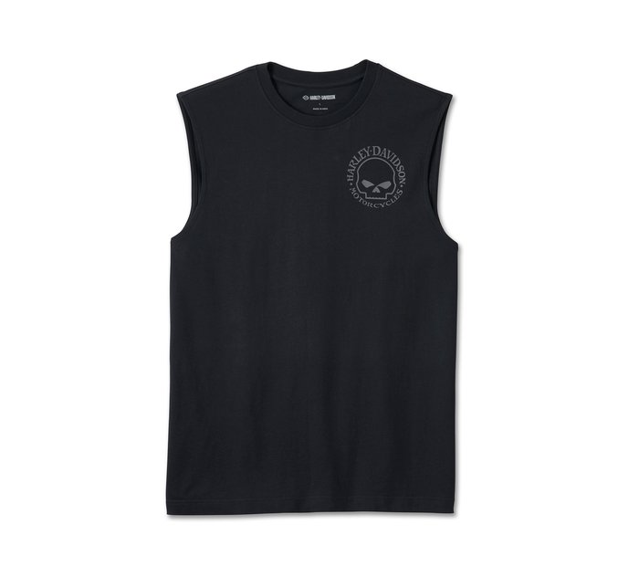 Willie G™ Skull Muscle Tee pour hommes 1