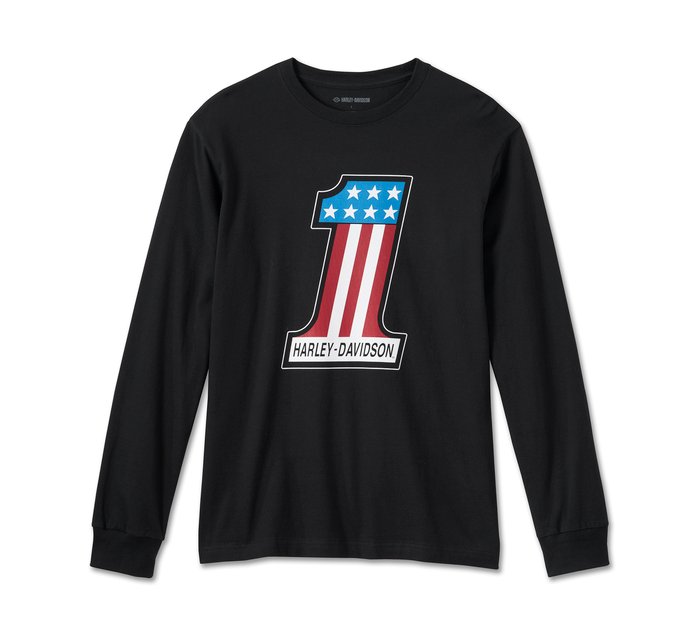 #1 Racing Long Sleeve Tee pour hommes 1