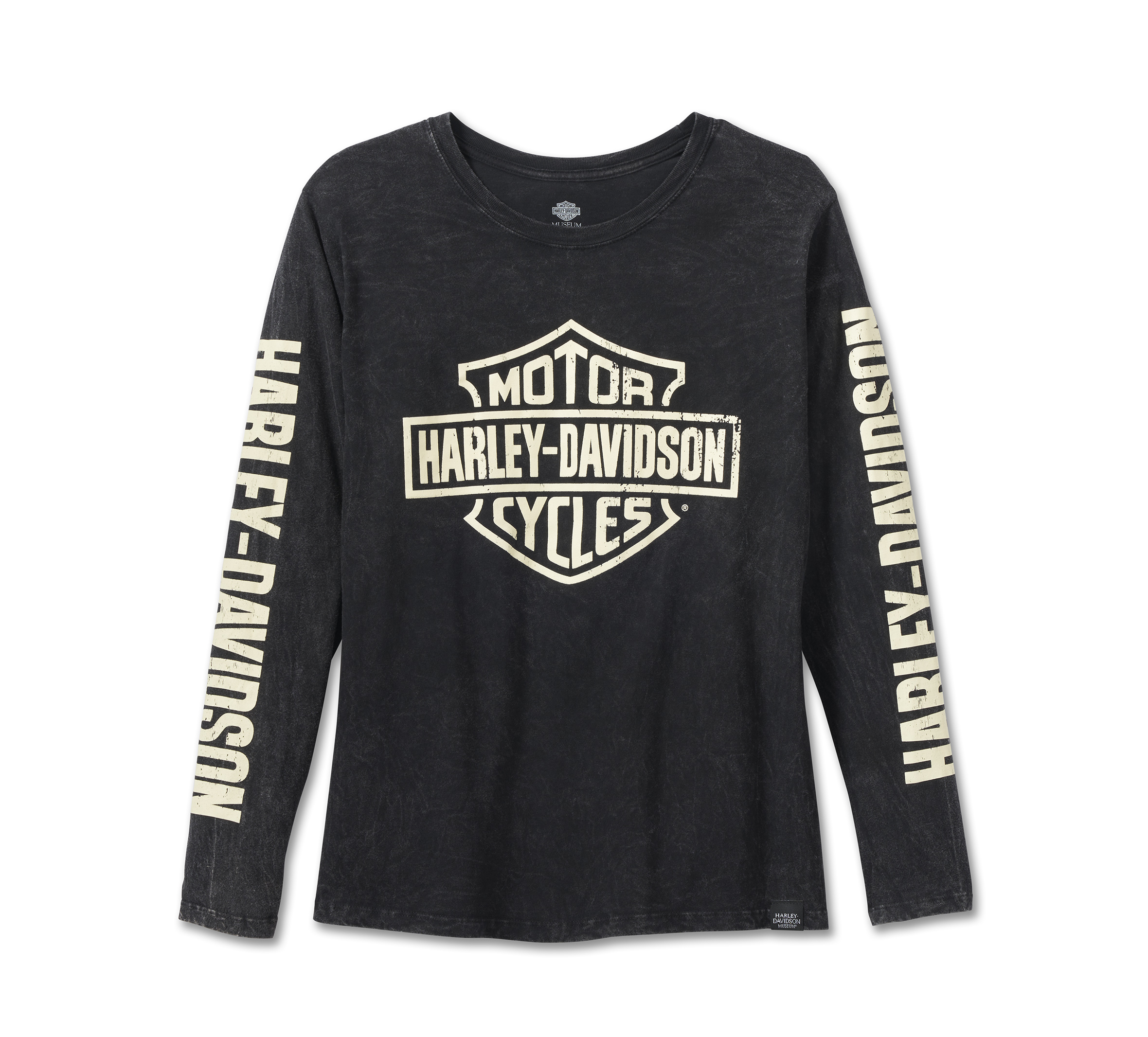 Men's Long Sleeve Mineral Wash Tee | Harley-Davidson USA