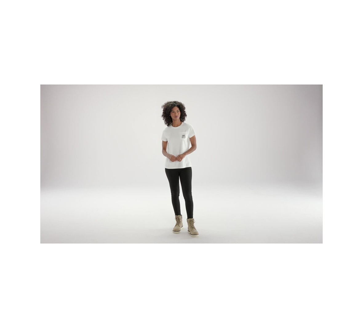 Women's H-D Rosebud Pocket Tee