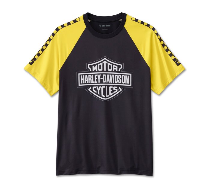 Bar & Shield Raglan Short Sleeve T-Shirt für Herren 1