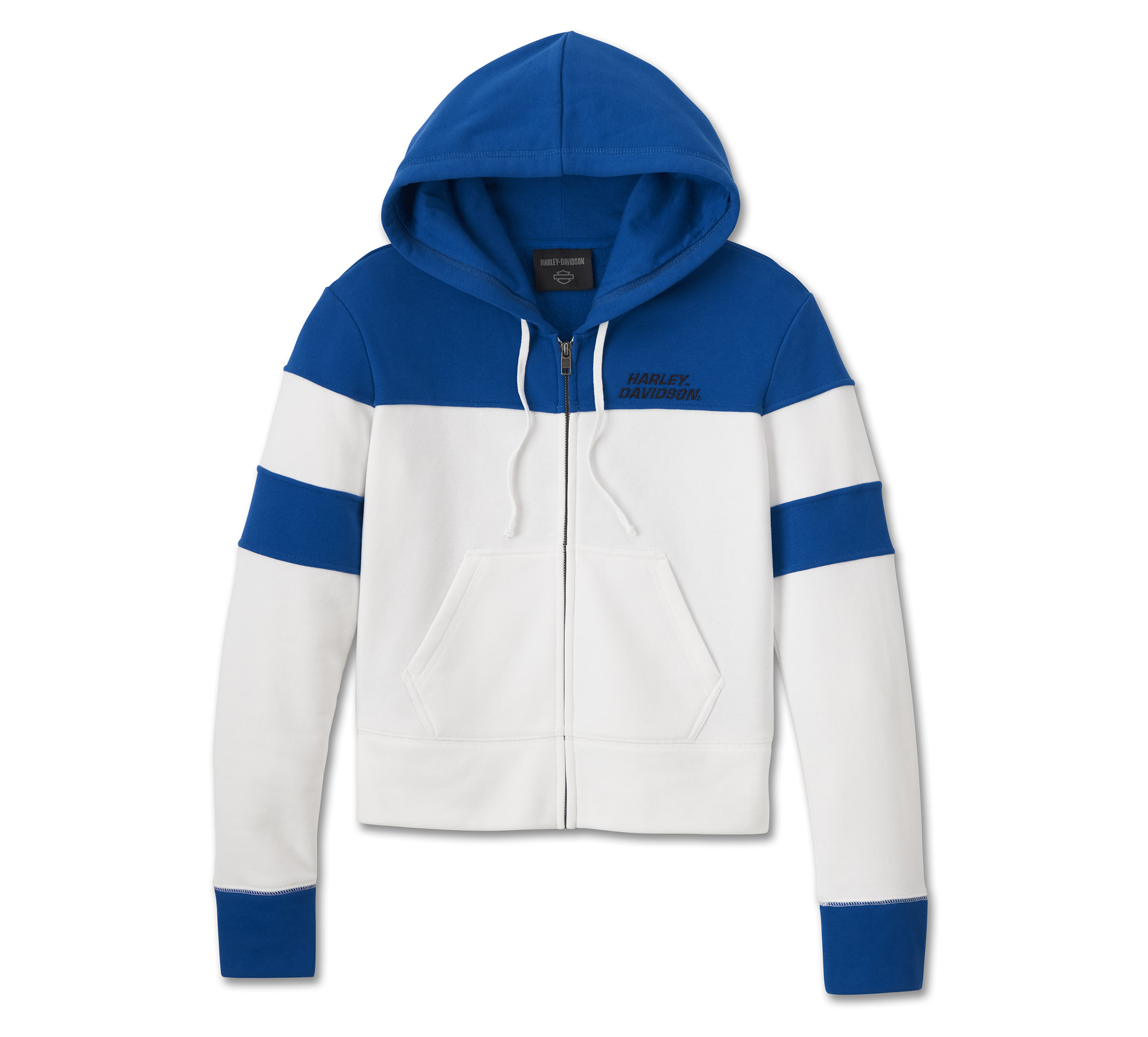 Women's Blue Blazes Cropped Hoodie | Harley-Davidson USA