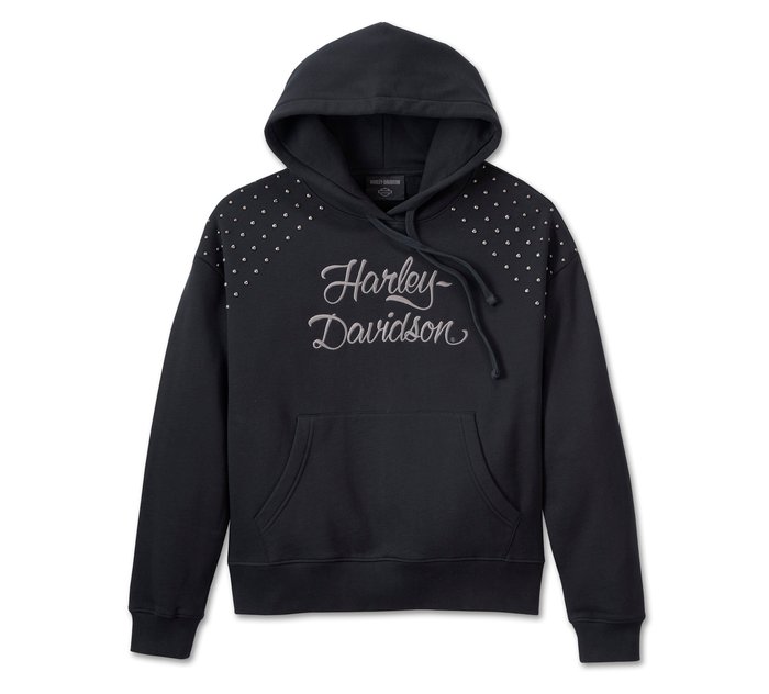 Studded Out Pull Over Hoodie für Damen 1