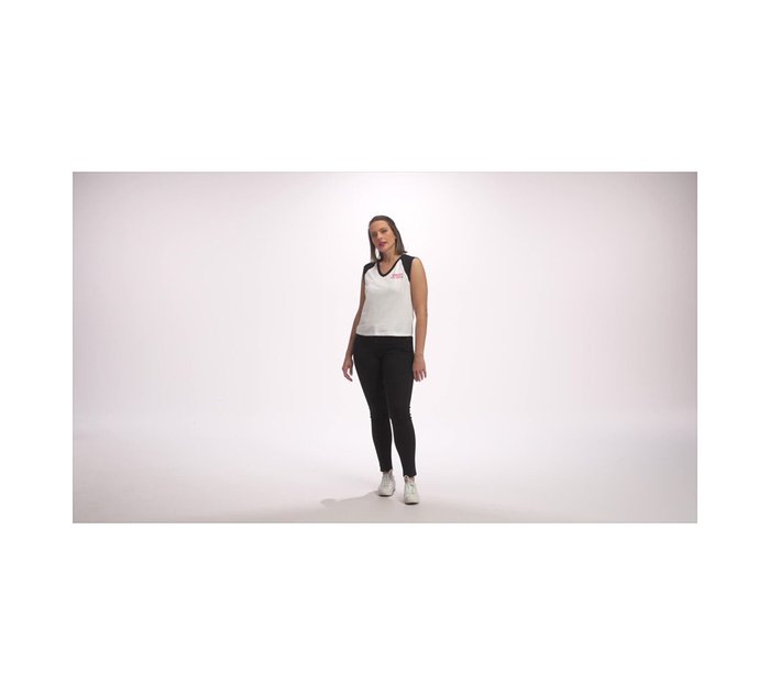 T-shirt court Sizzling Bar & Shield pour femmes 3