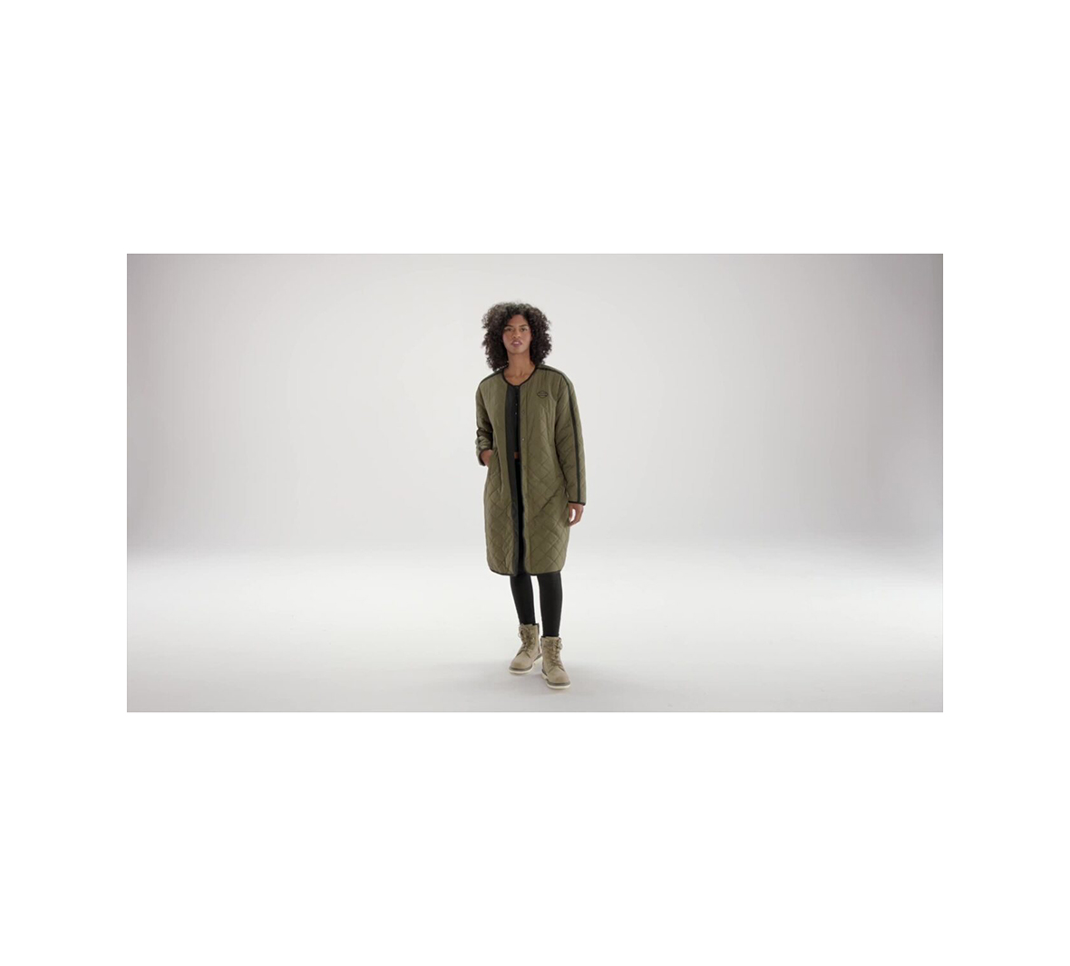 Cappotto Sherpa trapuntato reversibile