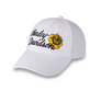 Rose Racer Adjustable Baseball Cap - Bright White