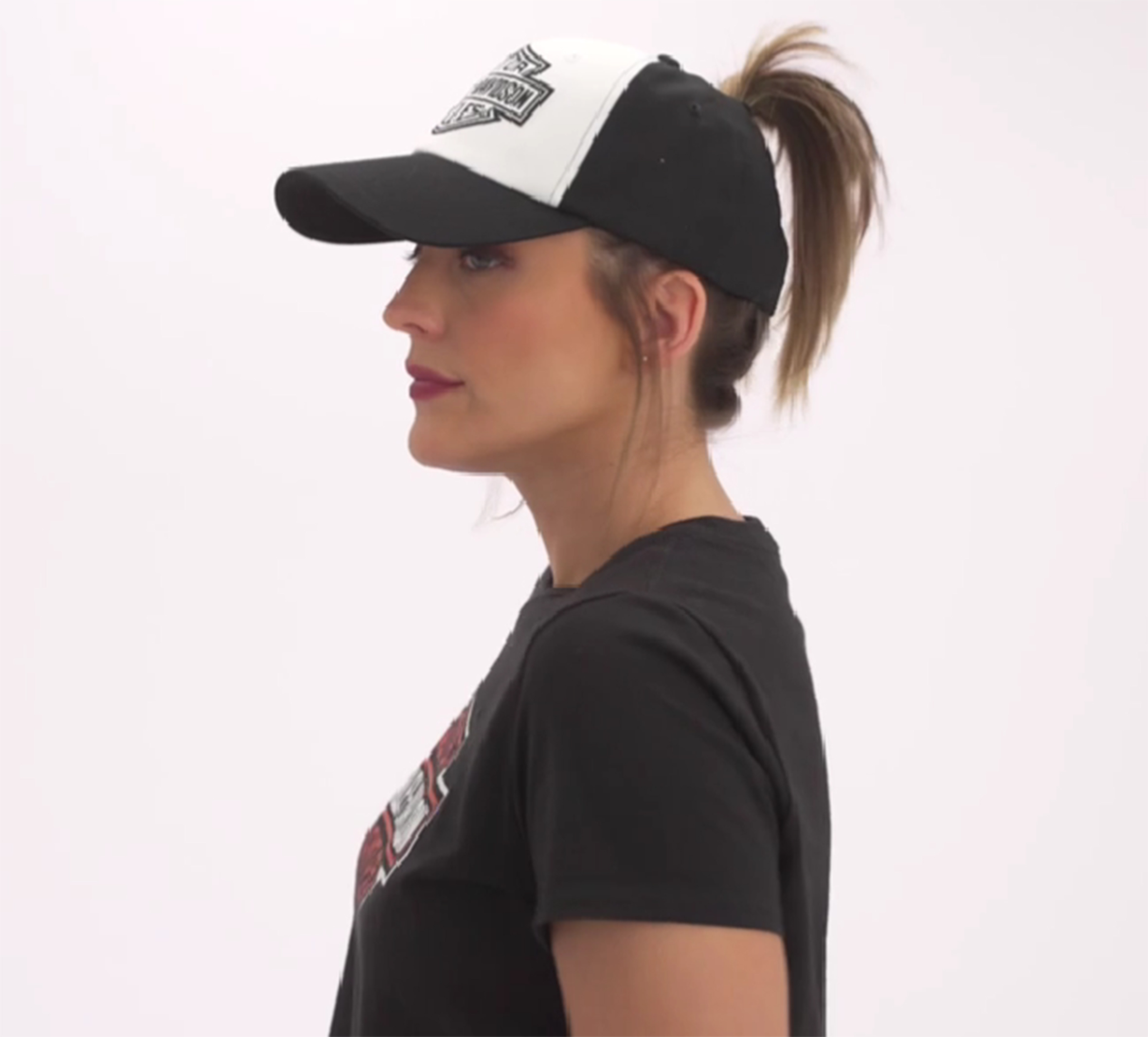 Bar & Shield Ponytail Cap
