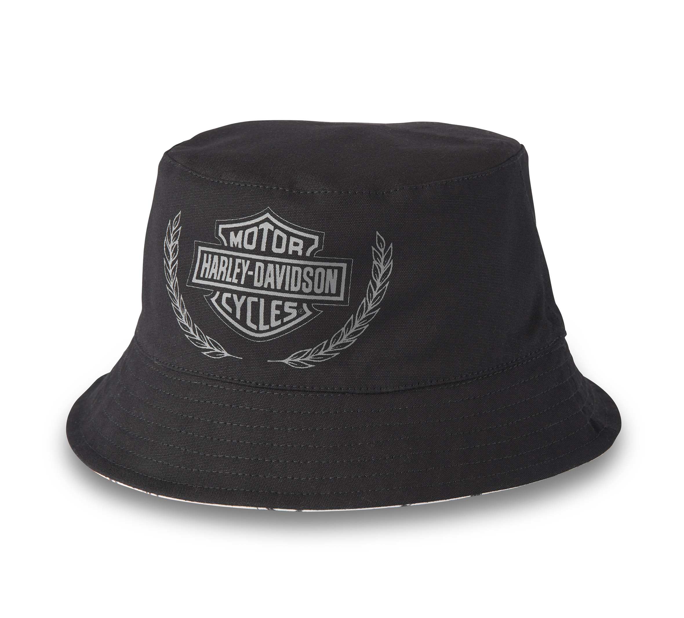 Harley-Davidson Twisty Reversible Bucket Hat | Harley Black | Size: Medium
