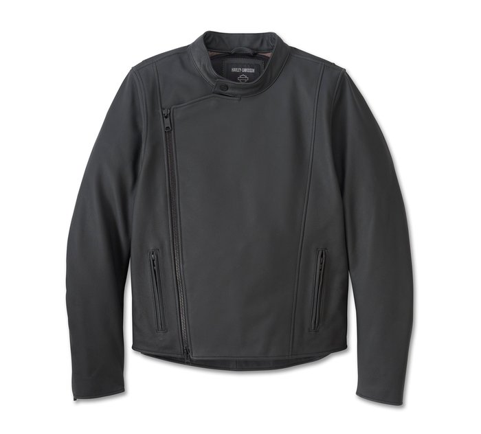Citadel Snap-tab Leather Jacket para hombre 1