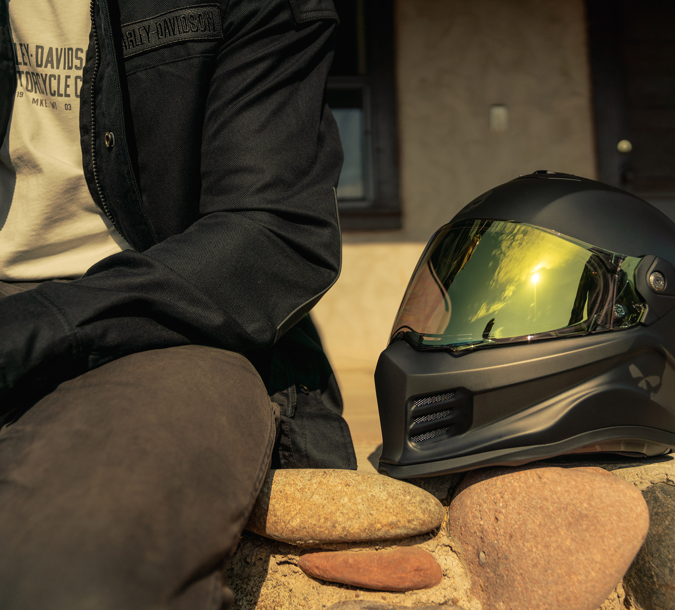 Casque intégral H-D Division X15 Skull Graphic