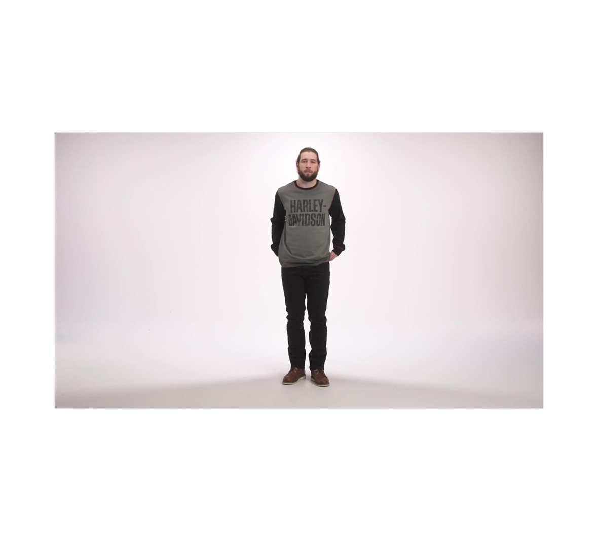 Men's Iron Bar Long Sleeve Tee