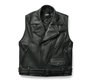 Bar & Shield Classic Leather Vest