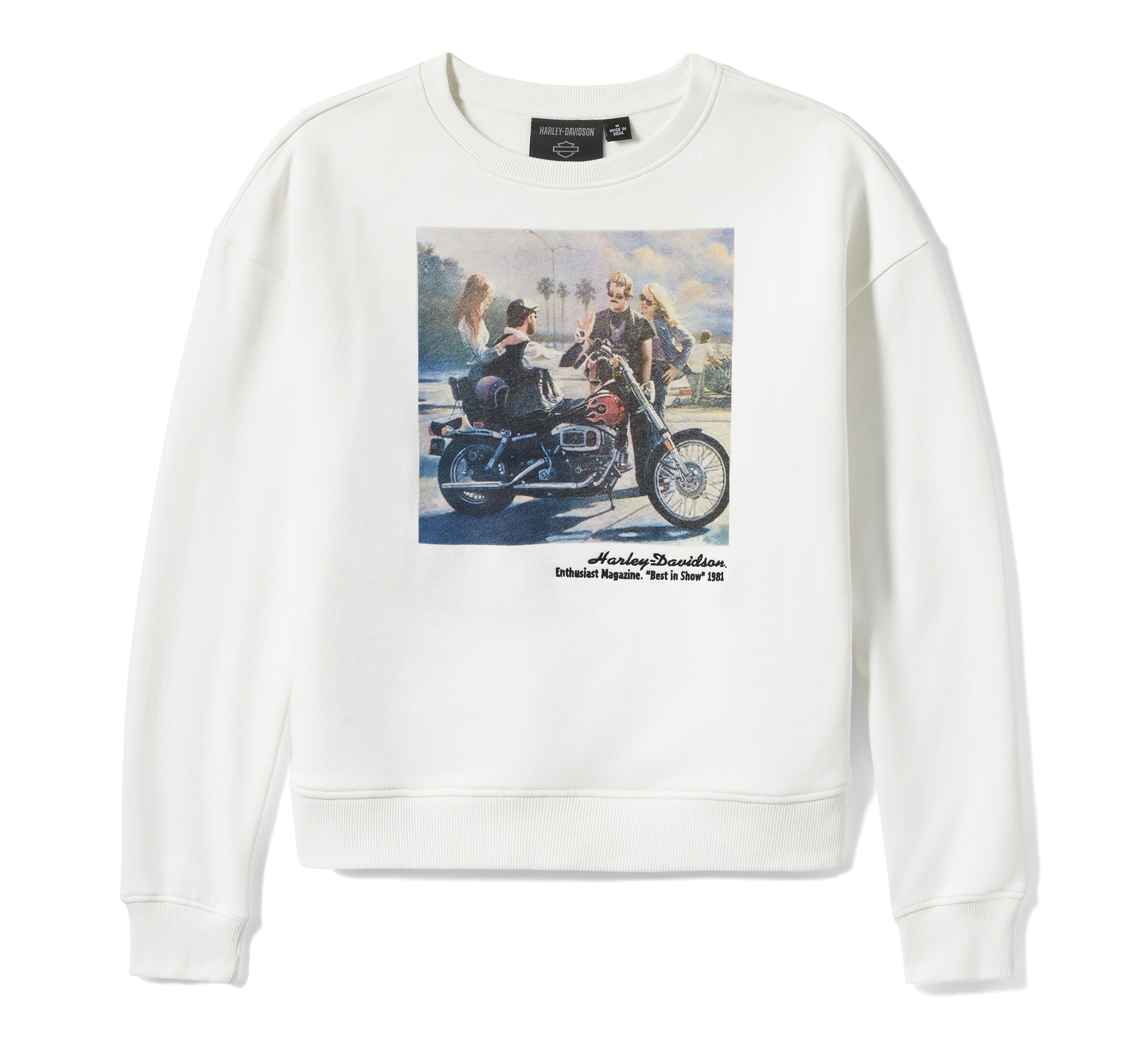 トップス 00's Harley-Davidson cafe print sweat 00's Harley-Davidson cafe print sweat Harley Davidson