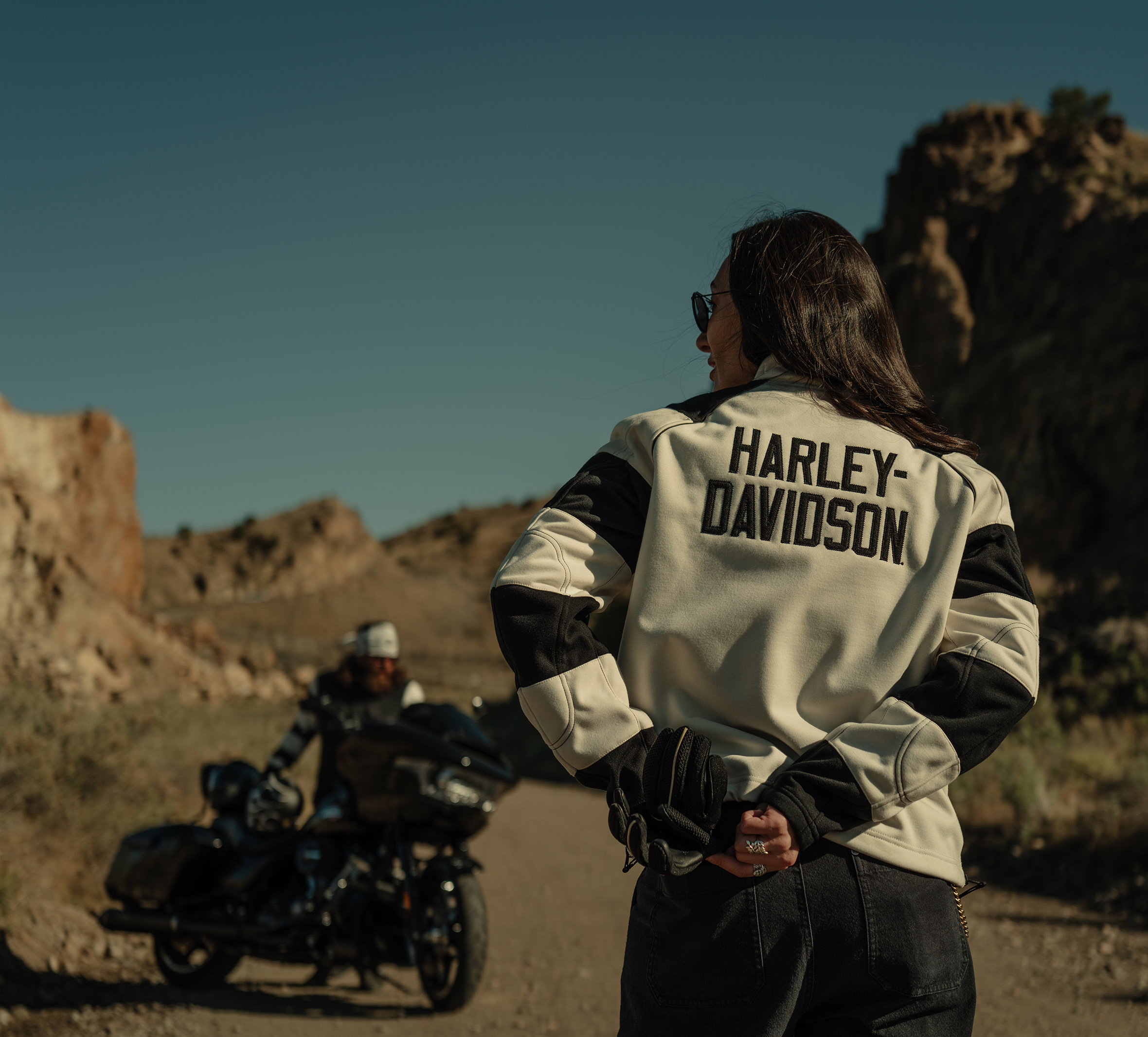 H-D® Breakout Deflector Half Zip Riding Fleece für Damen