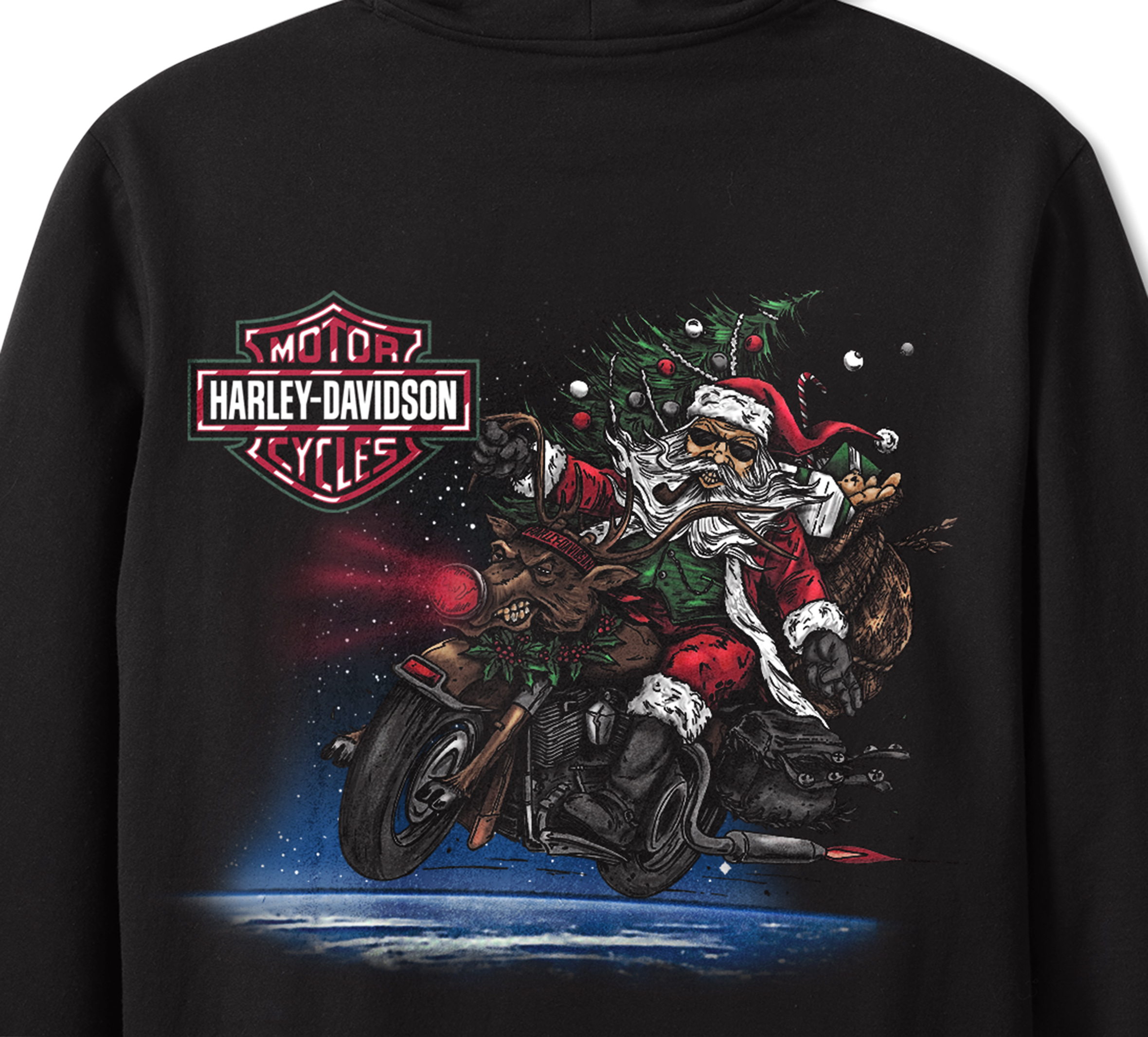 Pull-over à capuche Rockin' Santa