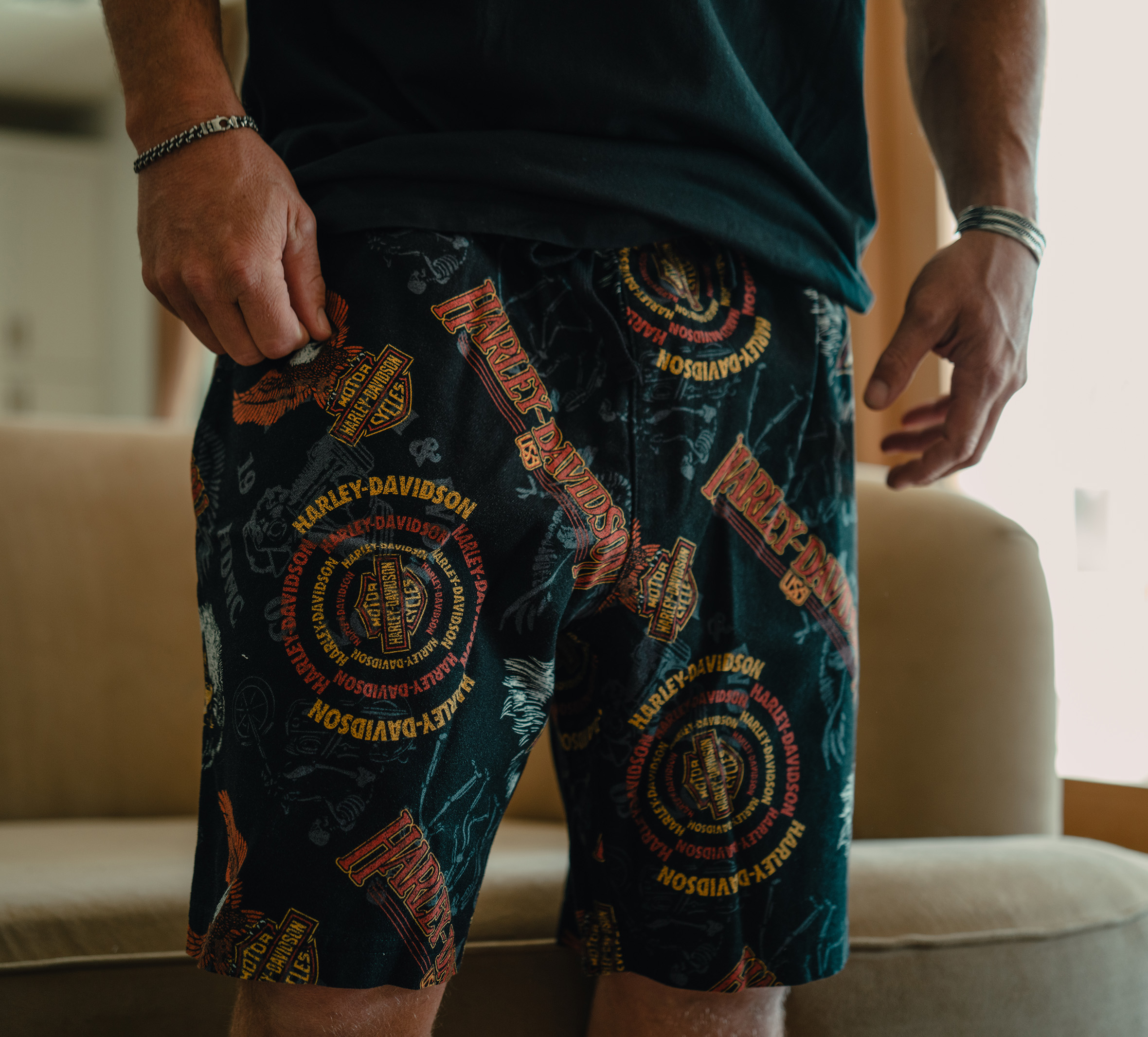 Men's 80s Tank Pajama Shorts Set