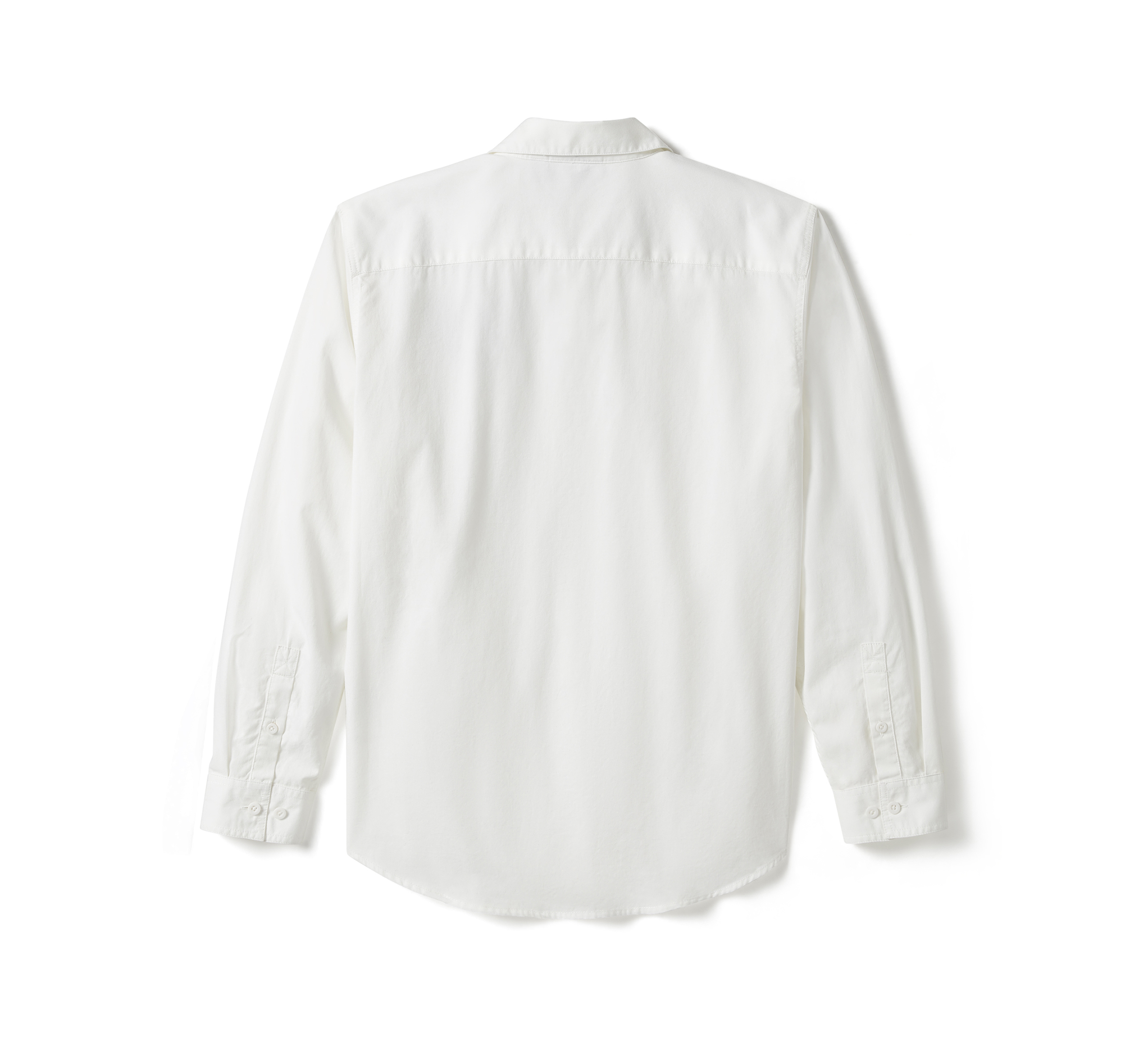 Men's Bar & Shield Solid Long Sleeve Shirt