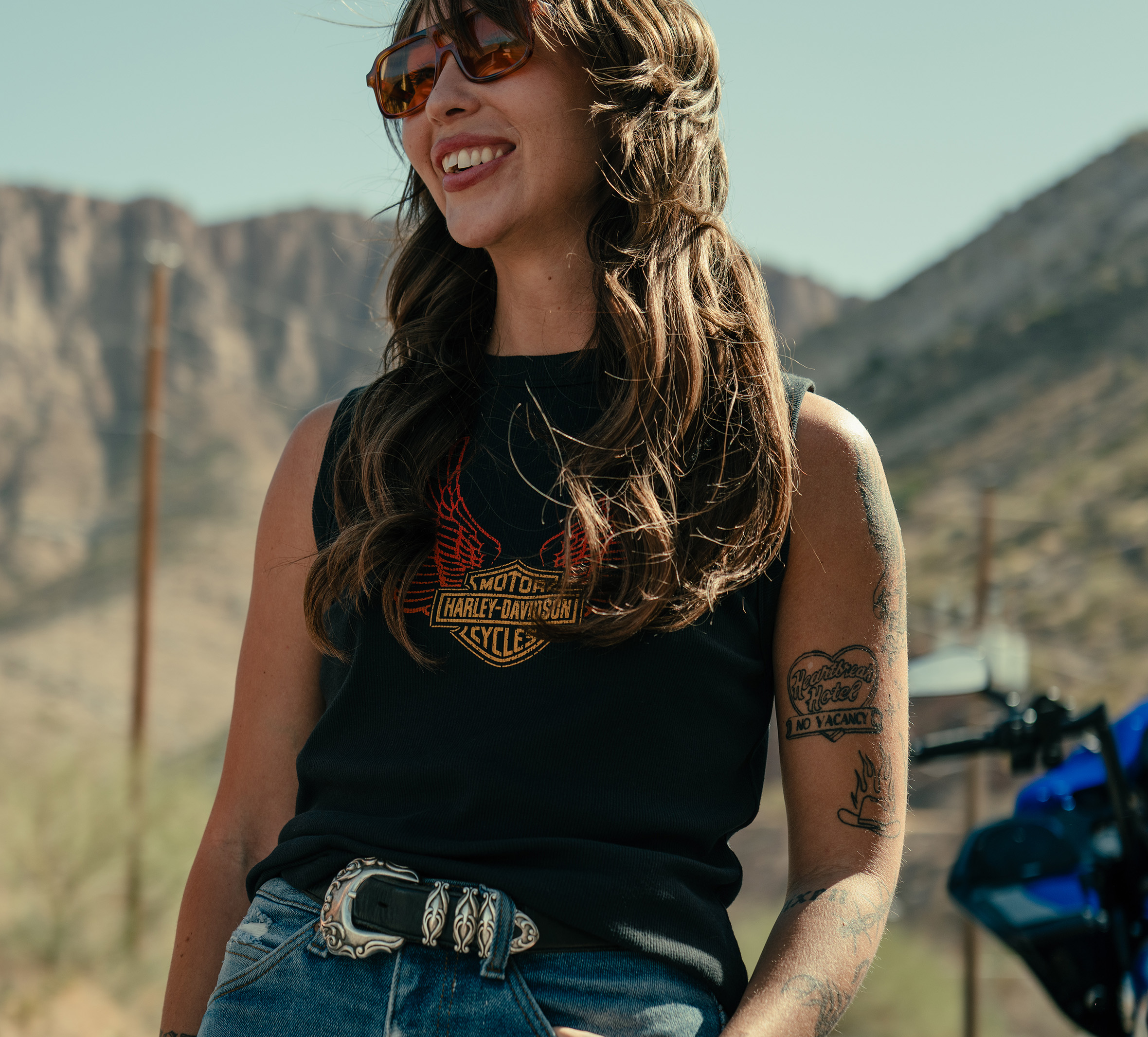 Women's Chrome Eagle Ribbed Tank