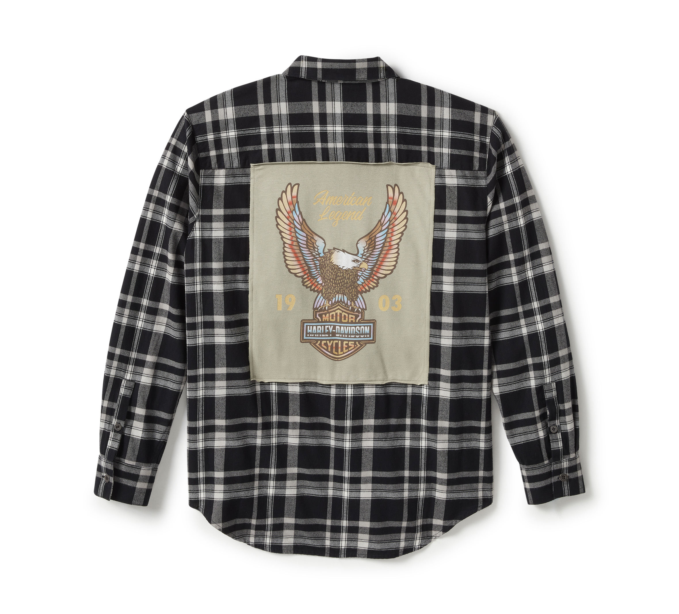 Women's Patch Woven Long Sleeve Shirt