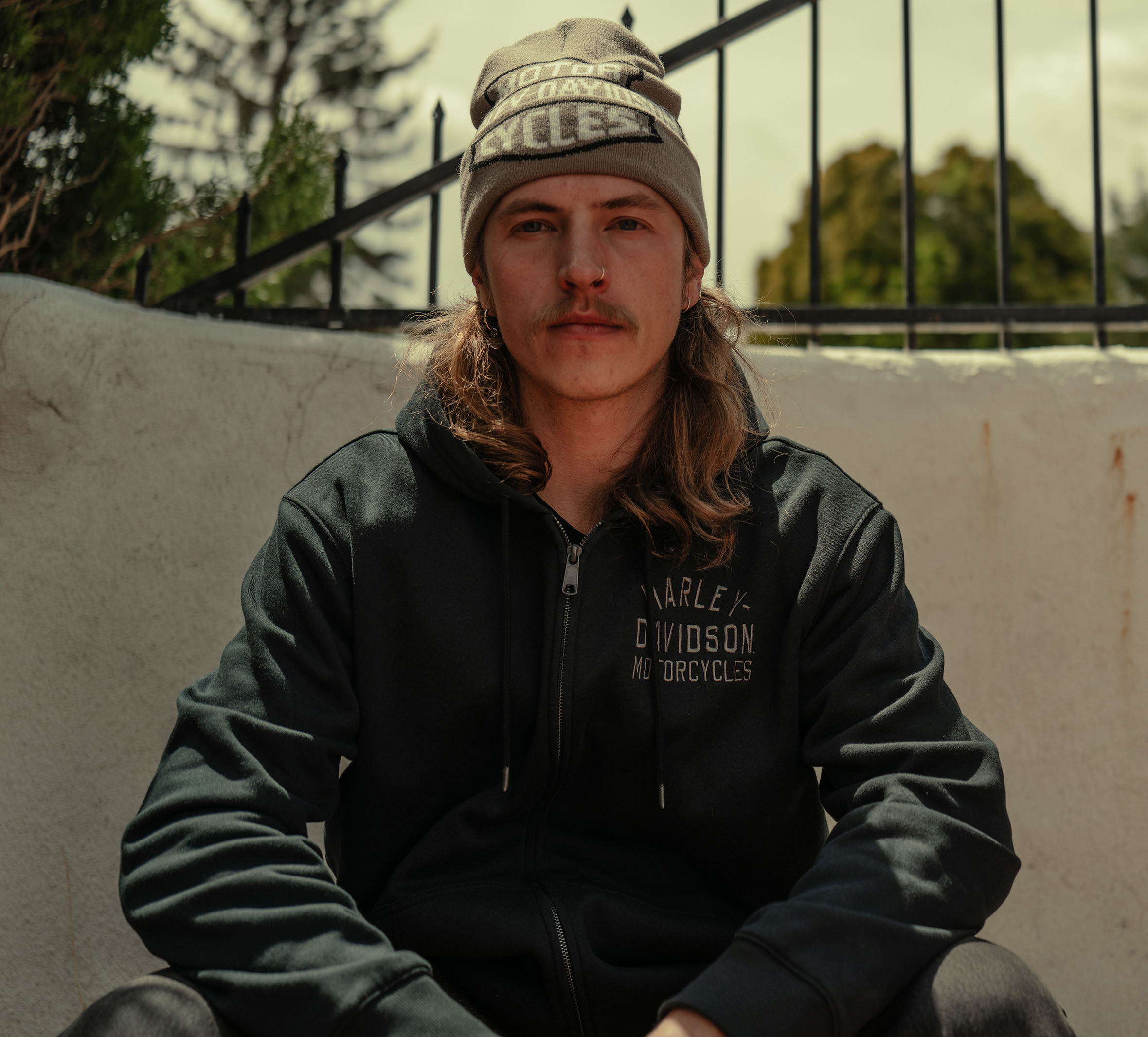 Men's Plaid Lined Zip Hoodie